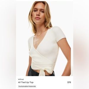 Tied Top (Color Pale Yellow)